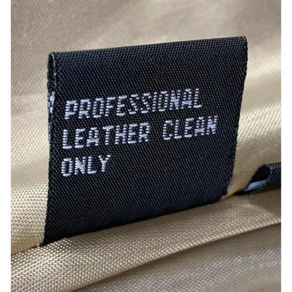 Marcelle Renee Leather Jacket Women’s Large Tan Notch 5 Button Style 2119 - Picture 15 of 16